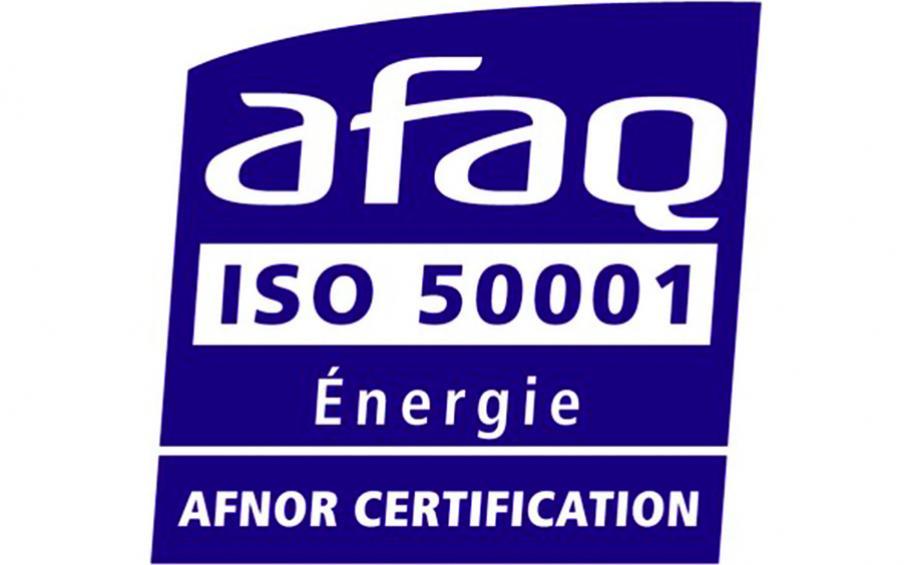 logo de la certification Afaq ISO 50001 Énergie